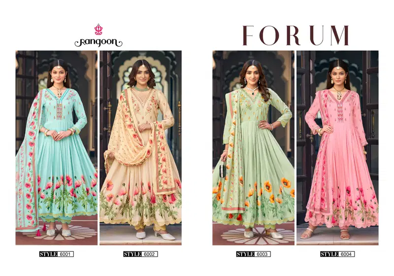 Forum By Rangoon Muslin Digita Kurti Bottom With Dupatta Suppliers In India